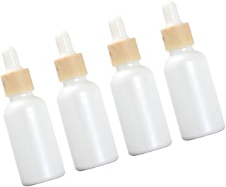 CIYODO 4 Peças Garrafas De Óleo De Viagem Sub Garrafa Conta-Gotas De Vidro Dispensador Conta-Gotas De Vidro Mini Garrafas Conta-Gotas Garrafa Recarregável Subembalagem Garrafa De Óleo