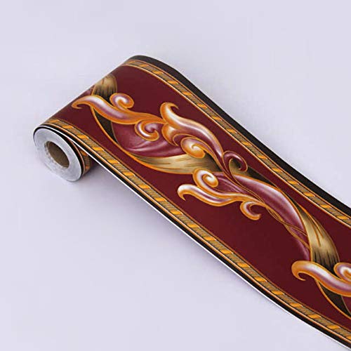 Frise de papier peint étanche amovible à décoller et à coller pour cuisine, salle de bain, 10 x 900 cm (motif # 1) Cover