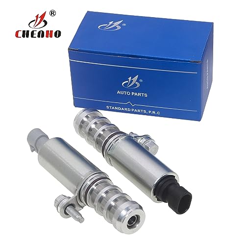 Intake & Exhaust Camshaft Position Actuator Solenoid Valve Kit for Chevy GMC Equinox Malibu Cobalt HHR Terrain Buick Pontiac Saturn 2.0L 2.2L 2.4L Replaces# 12655421 12655420 CHENHO