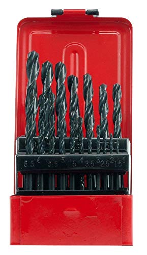 Sthor 22190 – pivotant de foret en acier rapide 1,0–10,0 mm/19pcs