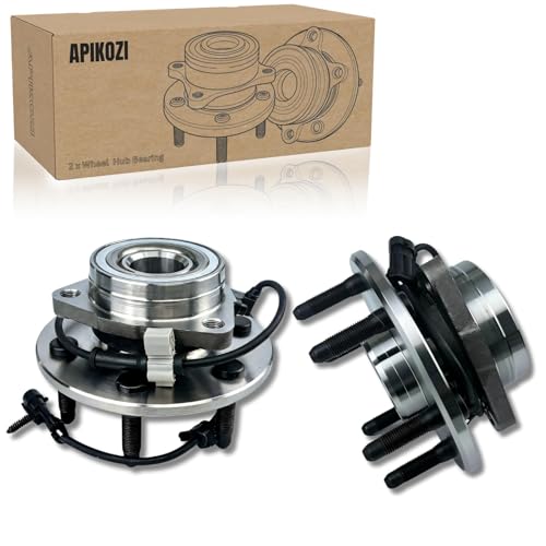 2PCS 515036 Front AWD/4WD Wheel Bearing Hub Assembly Fit for 99-07 Chevrolet Express Silverado Suburban 1500 Tahoe Avalanche, for Cadillac Escalade EXT ESV, for GMC Savana Sierra Yukon XL, 6Lug w/ABS by APIKOZI - Used condition - US$70.70