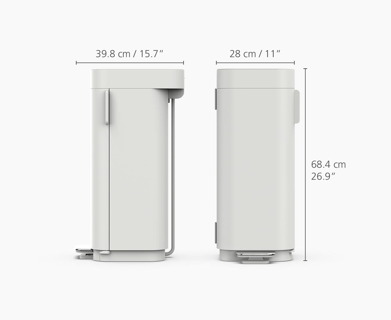 Amazon.com: Joseph Joseph Porta 40L Convenient Pedal Bin Trash Can