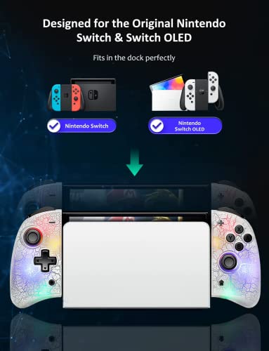 NexiGo Controlador Joypad sem fio para Nintendo Switch/Switch OLED, controlador Joypad com vibração,