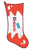 Colorfamily Calza Befana Personalizzata con Nome Barretta Cioccolato Idea Regalo Natale Epifania Personalizzabile