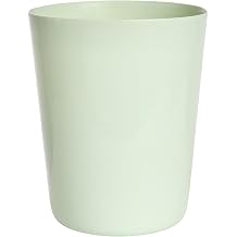 OHS Waste Paper Bedroom Bin 8 litre Polypropylene Plastic Bin, Sage Green