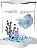 Expérience d'apprentissage interactive : Plongez dans l'apprentissage avec cet habitat aquatique pour en savoir plus sur les écosystèmes aquatiques et les soins aux animaux de compagnie de manière amusante et interactive.petit aquarium complet