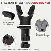 Spectent Breathing Trainer, Portable Lung Trainer with Adjustable Resistance, Breathe Trainer for Athletes, Runners, Swimmers, Cyclists & Daily Breathing Training — image 3