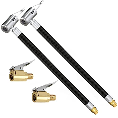 RPHONGHONG Reifenfüller Schlauch Set - 2 Stück Ventilverlängerung Für Auto & Motorrad