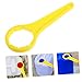 Cabilock 2pcs Bucket Cap Screwer Wrench Effortless Lid for Plastic Buckets Bung Tool for and Oil Barrels Compact Design for Home and Industrial Use