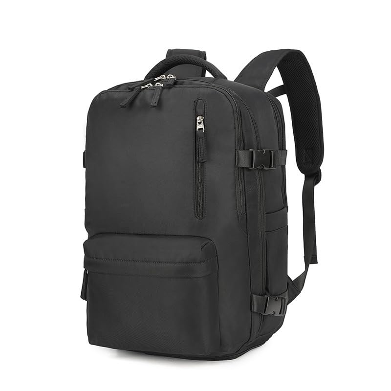 RAYPOW Mochila Viaje Cabina Avion 40x20x25 para Ryanair maletas de viaje cabina avion Bolsa de Cabina 45x36x20 para EasyJet Equipaje de Mano Cabina Avion Mochila de Senderismo Mochila Para Wizzair (Negro)