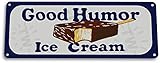 ZMKDLL Metal Tin Sign Good Humor Ice Cream Bar Vending Truck Summer Cool Treat Retro Tin Metal Sign...