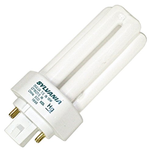 Image of Sylvania Dulux T /E /in CFL Compact Fluorescent Light Bulb 4 Pin 18W, 4 Pack