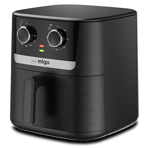 Impex 6.5L Air Fryer 1650W | 7 in 1 Preset Menu, Airfryer For Home | Instant Electric Air Fryer for Home Auto Cut Off, Fry, Grill, Roast, Steam, and Bake | Oil Free Cooking | 2 Year Warranty