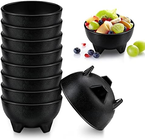 Zubebe 24 Pcs Salsa Bowls for Party 13.5 oz Plastic Mexican Bowls 4.9
