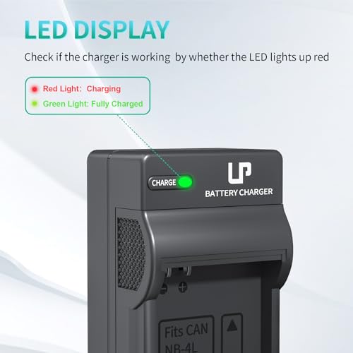 LP NB-4L NB-5L Battery Charger for Canon PowerShot ELPH 100 HS 300 HS 330 HS 310 HS SD1000 SD1100 is SD1400 is SD200 SD30 SD300 SD40 SD400 SD600 SD750 Charger for NB-4L Battery