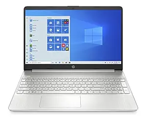 HP 15 (2021) AMD Ryzen 7 4700U Processor 15.6 inches FHD Screen Thin and Light Laptop (8GB RAM, 512GB SSD, Radeon Graphics, Windows 10, MS Office, Natural Silver, 15s-er1007AU), 1.69kg