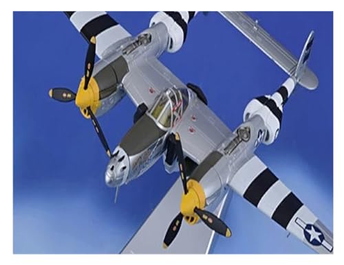 Avión P-38G diecast a escala 1/72 modelo de caza metálico AA36616 4