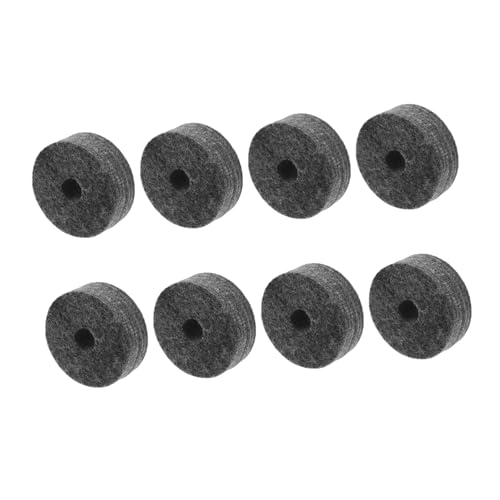 8Pcs Drum Cymbal Felt Pads Non Slip Noise Reduction Material for Enhanced Sound and Stability Compatible with All Drum for Beginners and Professionals