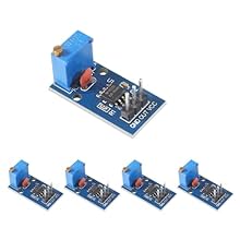 onboard chip NE555 single output, the output duty cycle square wave is about fifty percent onboard adjustable resistance, resistance to adjust the output frequency can be controlled, Onboard power indicator working voltage: 5 ~ 12V DC ; board size: 2...