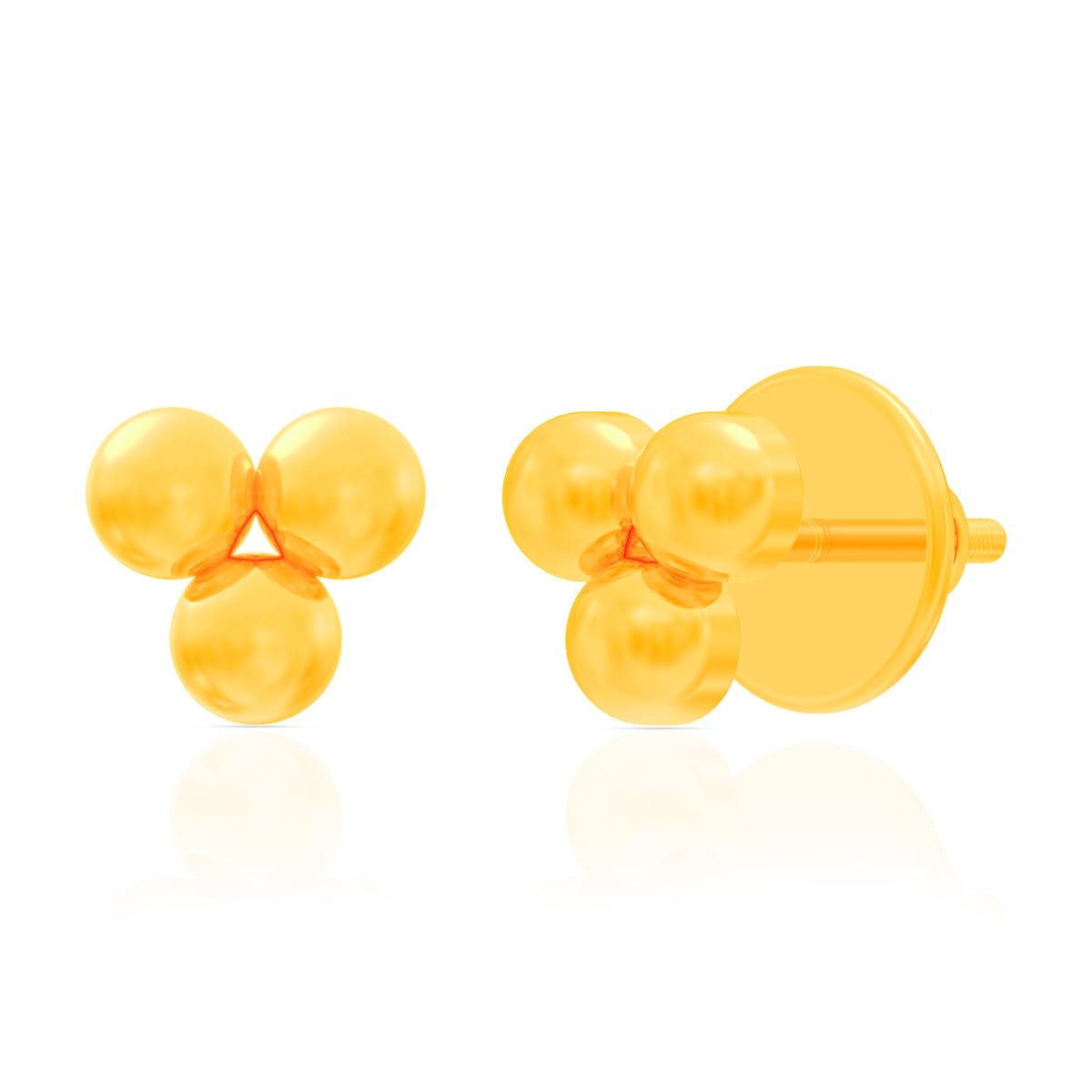 WHP Jewellers 22KT Gold Earrings for Women - Glam Womens Gold Earrings - Womens Fashionable Jewellery for Great Gifting