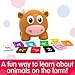 The Learning Journey: Learn with Me – Animal Farm – Teaching Toddler Educational Playset - Counting and Sorting - Preschool Learning Toys & Gifts for Boys & Girls Ages 2-5 Years