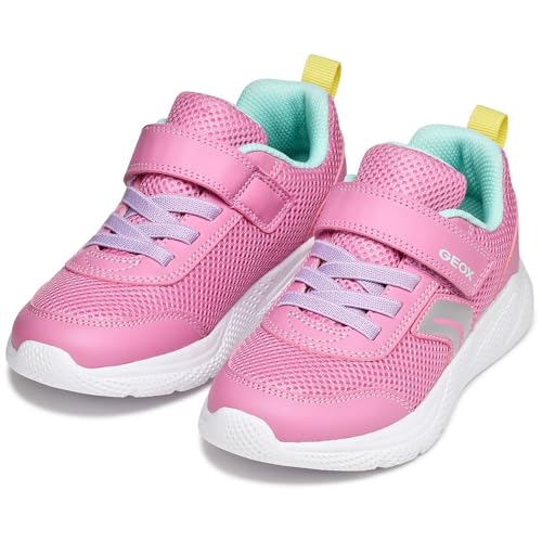 Geox JUNIOR Girl J SPRINTYE Girl B Sneakers PINK/WATERSEA 31_EU