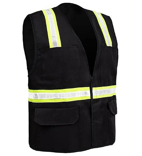 Safety Depot Vel6038-Bk Black Safety Vest (4Xl) #TOP1