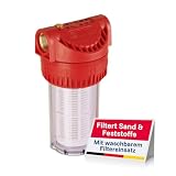 T.I.P. Vorfilter für Gartenpumpen & Hauswasserwerke - 17,8 cm (7 Zoll...