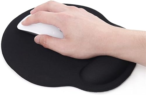 Miniatura 5 de Alfombrilla de mouse ergonómica con soporte para muñeca, almohadilla de mouse de gel con reposamuñecas, cómoda alfombrilla de mouse para computadora
