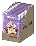MOKATE - Cappuccino ZERO Schokolade & Karamell - 10er Pack - 10x20g - Ohne Zuckerzusatz Instant-Cappuccino mit Vollmundigem Geschmack - Ohne Palmöl, Mit Stevia & Ballaststoffen Kaffeepulver