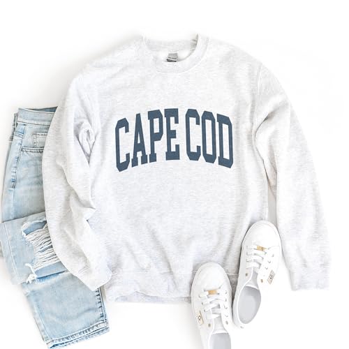 Cape Cod Beach Sweatshirt, Massachusetts Pullover, Faded Vintage Aesthetic Varsity, Trendy Travel Gift For Him or Her, Unisex Crewneck Sweatshirt4