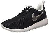 nike roshe one blancos textile Nike Roshe One GS, Zapatillas Unisex niño, Negro (Black/Metallic Silver/White/White), 38 EU