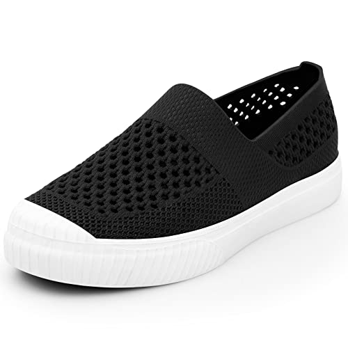 Harvest Land Womens Garden Clogs Shoes Quick Drying Breathable Water Shoes Slip-On Summer Outdoor Beach Sand Sandals Black Size 8 #TOP28