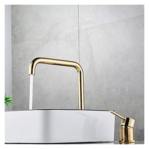 Robinet salle de bain design noir mat de haute qualité à deux trous