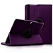 Samsung Galaxy Tab 4 10.1 CASE, Kingsource PU Leather Case for Samsung Galaxy Tab 4 10.1 (SM-T530NU) PU Leather 360 Rotating Stand Cover Wake & Sleep Function Color Purple