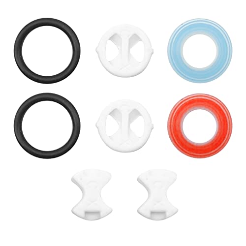 CHEERYMAGIC Tap Cartridges Replacement, 8PCS Reversed Sealed Ceramic Disc and Silicon O Rings Gasket Washer Inserts Turn 1/2", for Valve Tap Leaking Tap A9-SLTTHLX