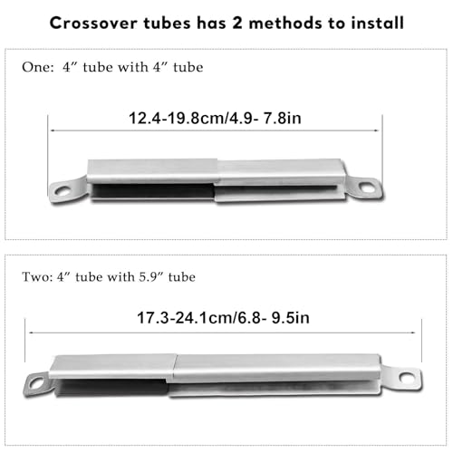 Parrillas de calefacción de repuesto para barbacoas para ahumadores, regulador de tubo de calefacción, accesorios de calefacción de metal, tubo de calefacción para barbacoa - imagen 6