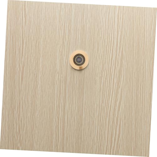 Mirilla para puerta Homoyoyo de latón con cubierta de privacidad resistente para puertas gruesas, lente óptico gran angular para mayor seguridad, fácil de instalar en casa, oficina y hotel miniatura 6