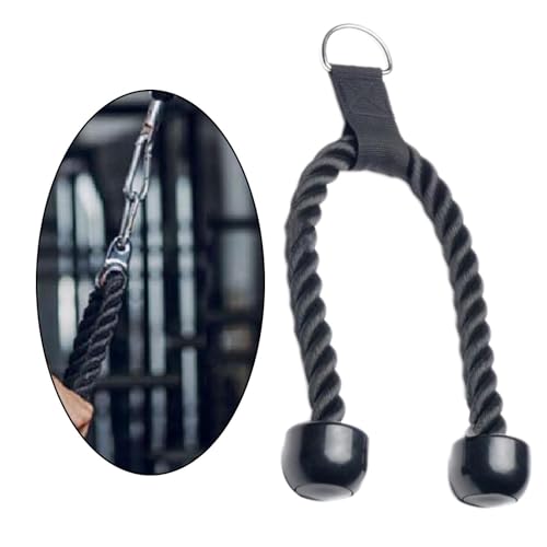 Poleas de cable de cuerda de nailon trenzado para tríceps 6