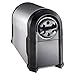 Bostitch Office SuperPro Glow Electric Pencil Sharpener, Heavy Duty Commercial Classroom, Replaceable Cutter Cartridge System, 6-Hole, Silver/Black