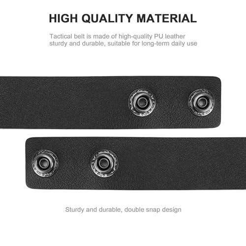 SPRHR 8 Stück Gürtelschlaufe Leder, Belt Keeper mit Doppelten Druckknöpfen für 2 und 2,25 Sicherheitsgürtel, Wasserdicht und Langlebig, Geeignet für Camping, Wandern, Outdoor-Abenteuer