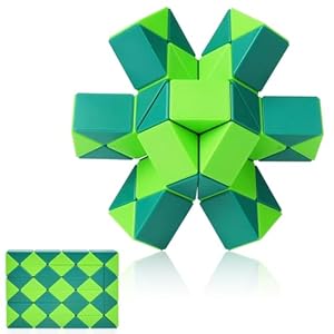Ainiv Magic Snake Schlangenwürfel Fidget Spielzeug Grün