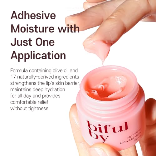 Korean Mini Lip Balm Hydrating Glow Lip Mask (Berry) 10g, 12hrs Long-lasting Overnight Moisture Butter for Women - Image 10