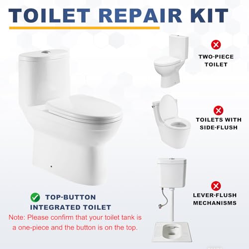 Válvula de descarga de inodoro de 2 pulgadas para renovar el baño de tu hogar 7