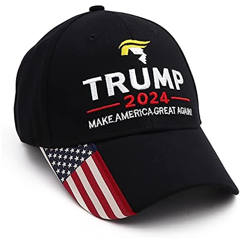Trump 2024 Hat, Donald Trump Hat, Make America Great Again-Black Cover