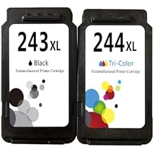 LEBOK Remanufactured for Canon PG-243 CL-244 Ink Cartridges Replacement for PG 243 CL 244 XL Ink Multi Pack Compatible for Canon TR4520 MX492 MG2520 MG2922 IP2820 TS302 and TS202 Printers