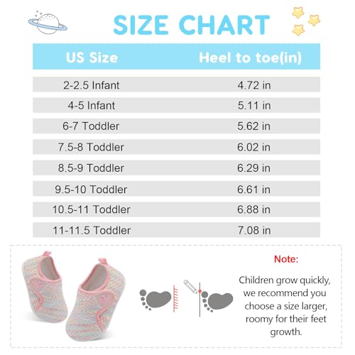 Image of FEETCITY Toddler Walking Shoes Slip On Toddler Shoes Boys Girls Kids Sports Sneakers Casual School Shoes Barefoot Shoes