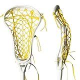 City Sports Gait Air 2 D Women's Strung Lacrosse Head - Designed by Northwestern Superstar Izzy Scane, Quick Release, Super Light, Improved Pocket Control, Multiple Colors Available (White/Yellow)