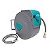 Produktbild UISEBRT Schlauchtrommel Automatik Druckluft 30m - Druckluftschlauch Aufroller Wandschlauchhalter Grau (30m)