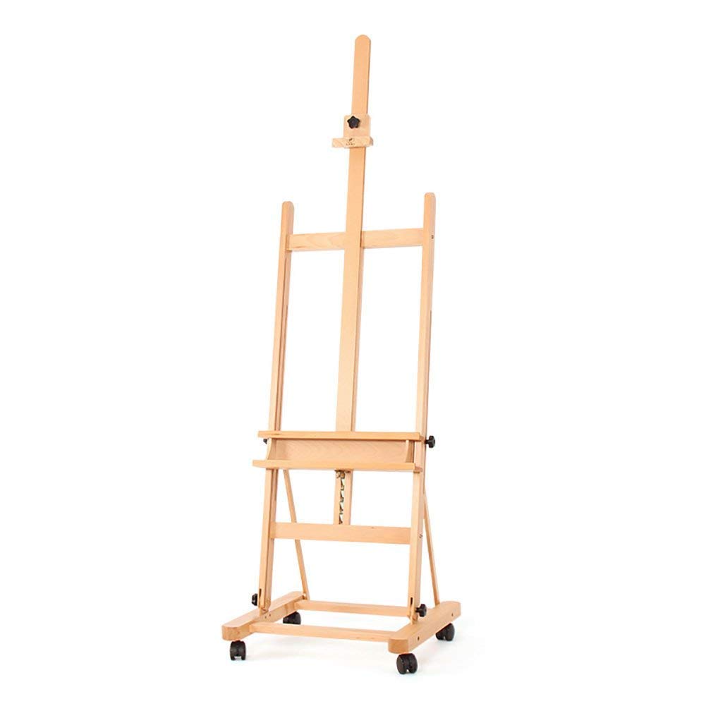 NGDFGR Easel Easel,Easel Landing Big Display Stand Withen Wheels Art Supplies,